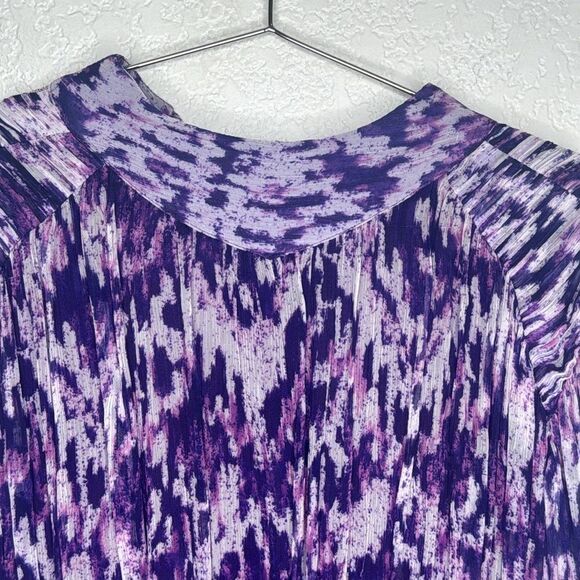 NWT Hemant & Nandita Anum Mini Dress Purple Large - Picture 3 of 16